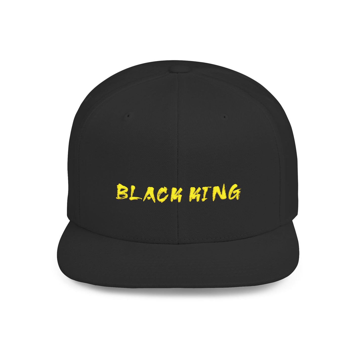 Black King Snapback Cap