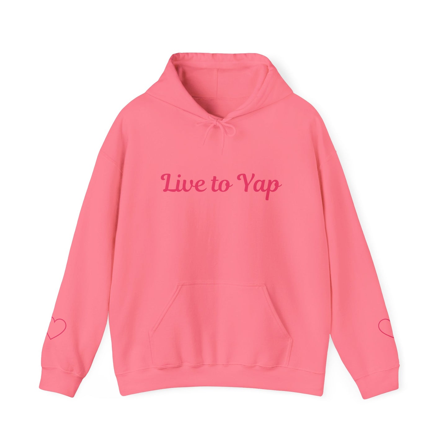 Live to Yap Women's Hoodie, 50% cotton and 50% polyester,  Ethically made