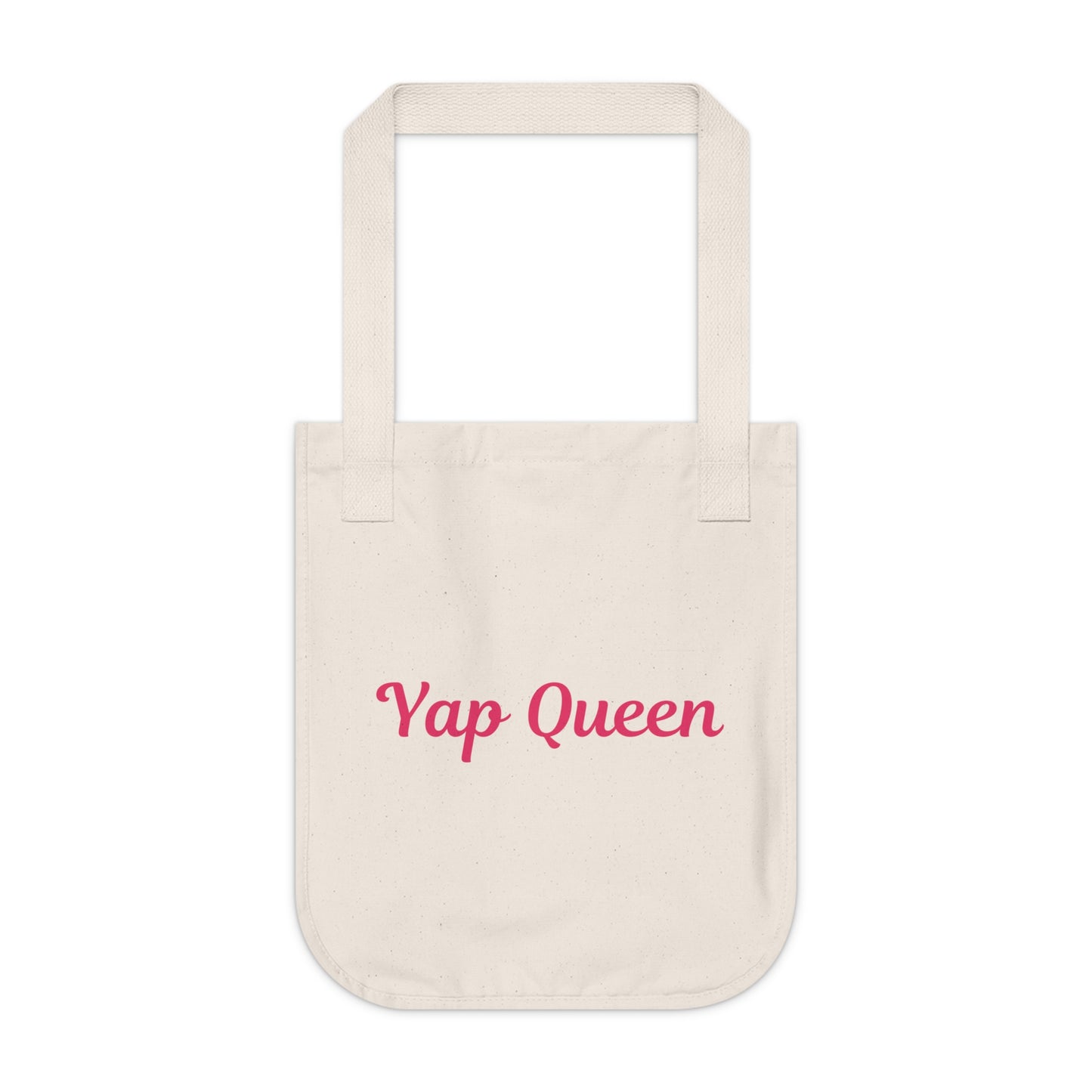 Yap Queen 100% Certified Organic Cotton Fabric Tote Bag