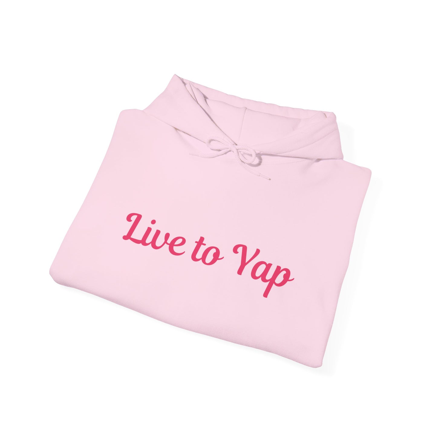 Live to Yap Women's Hoodie, 50% cotton and 50% polyester,  Ethically made