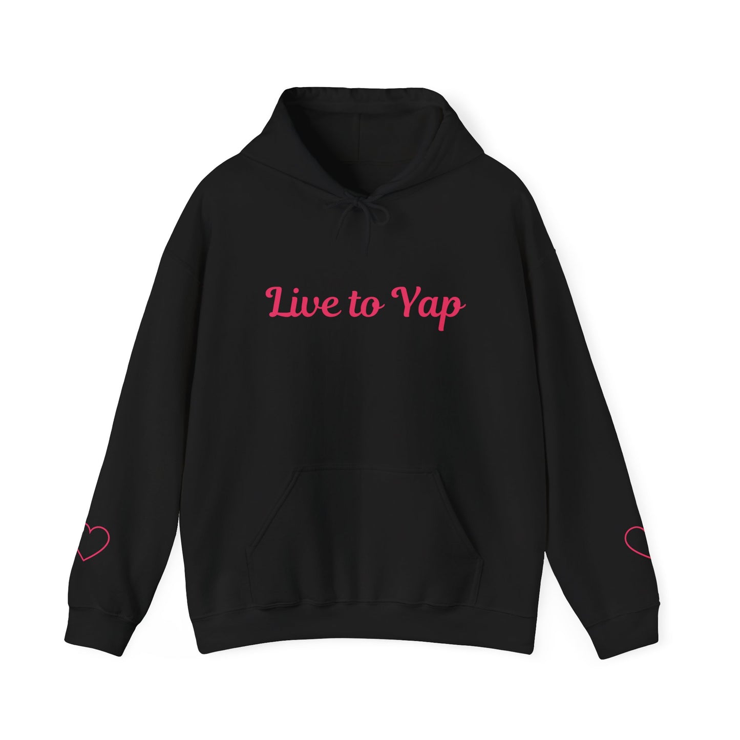 Live to Yap Women's Hoodie, 50% cotton and 50% polyester,  Ethically made
