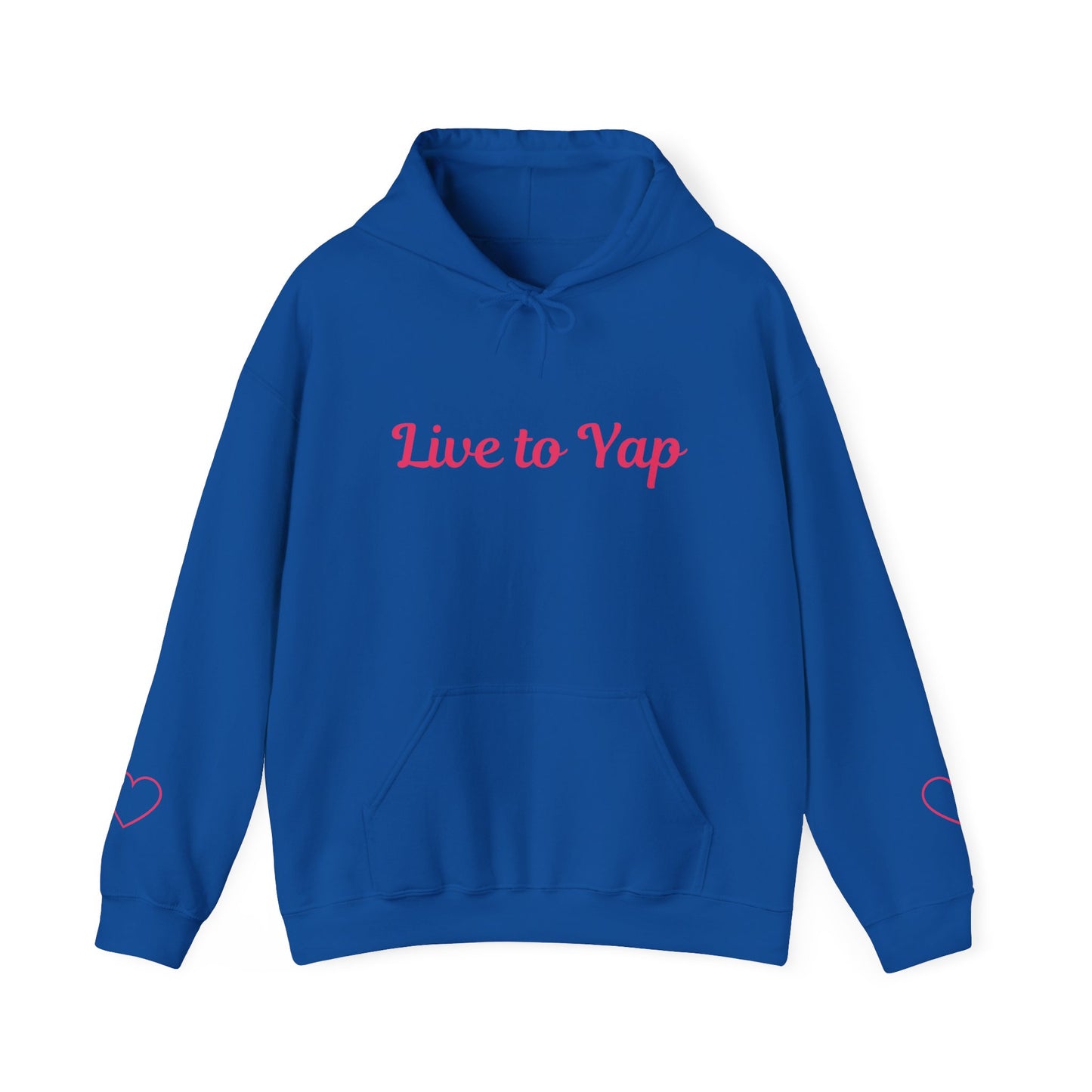 Live to Yap Women's Hoodie, 50% cotton and 50% polyester,  Ethically made